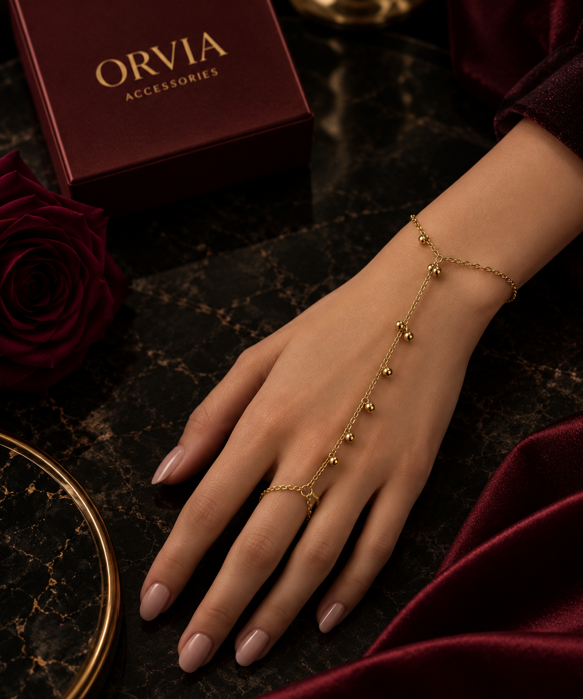 ORVIA Aurelia Hand Chain