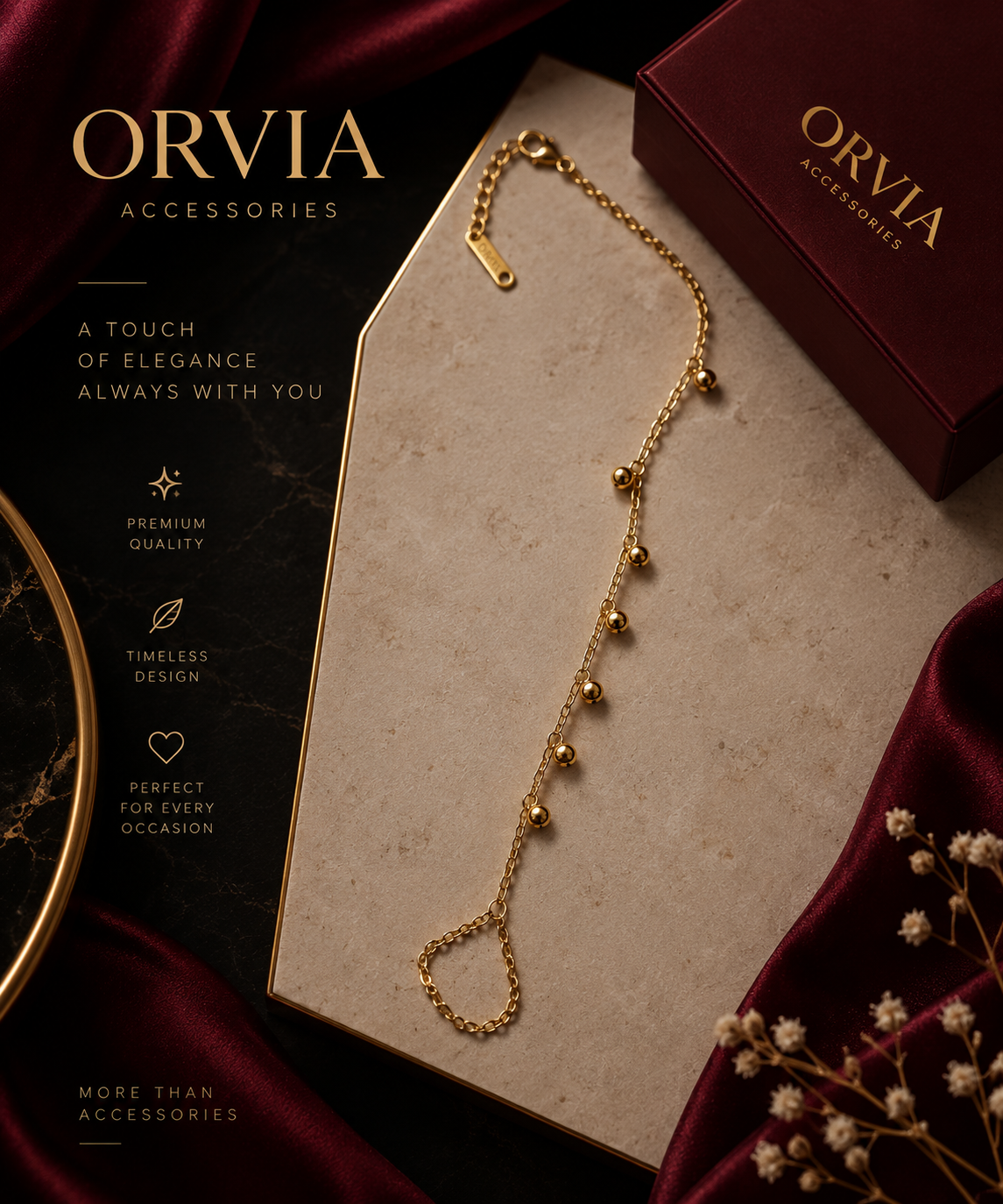 ORVIA Aurelia Hand Chain